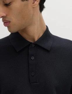Cotton Rich Regular Fit Knitted Polo Shirt