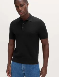 Cotton Rich Regular Fit Knitted Polo Shirt