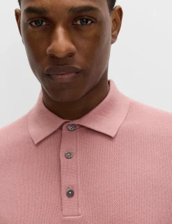 Cotton Rich Regular Fit Knitted Polo Shirt
