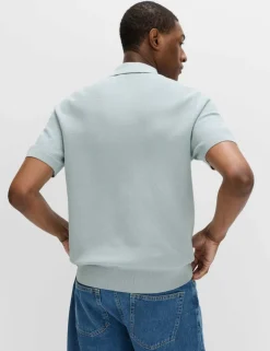 Cotton Rich Regular Fit Knitted Polo Shirt