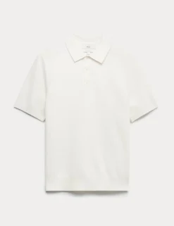 Cotton Rich Regular Fit Knitted Polo Shirt