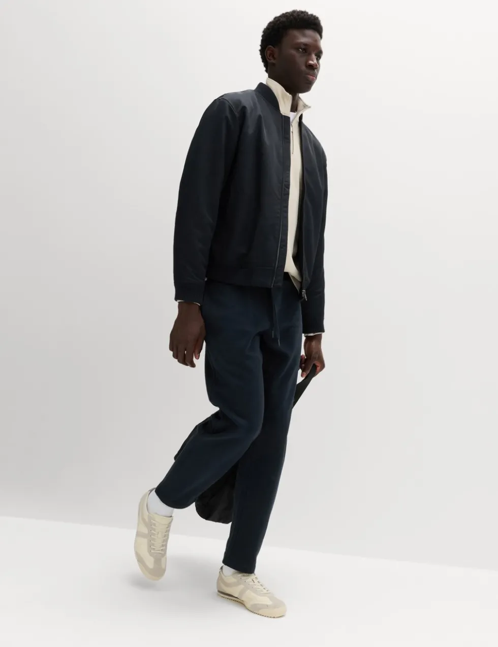 Cotton Rich Relaxed Fit Straight Leg Joggers