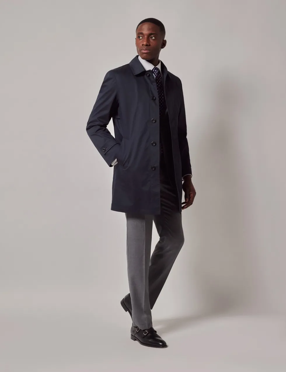 Cotton Rich Removable Lining Mac