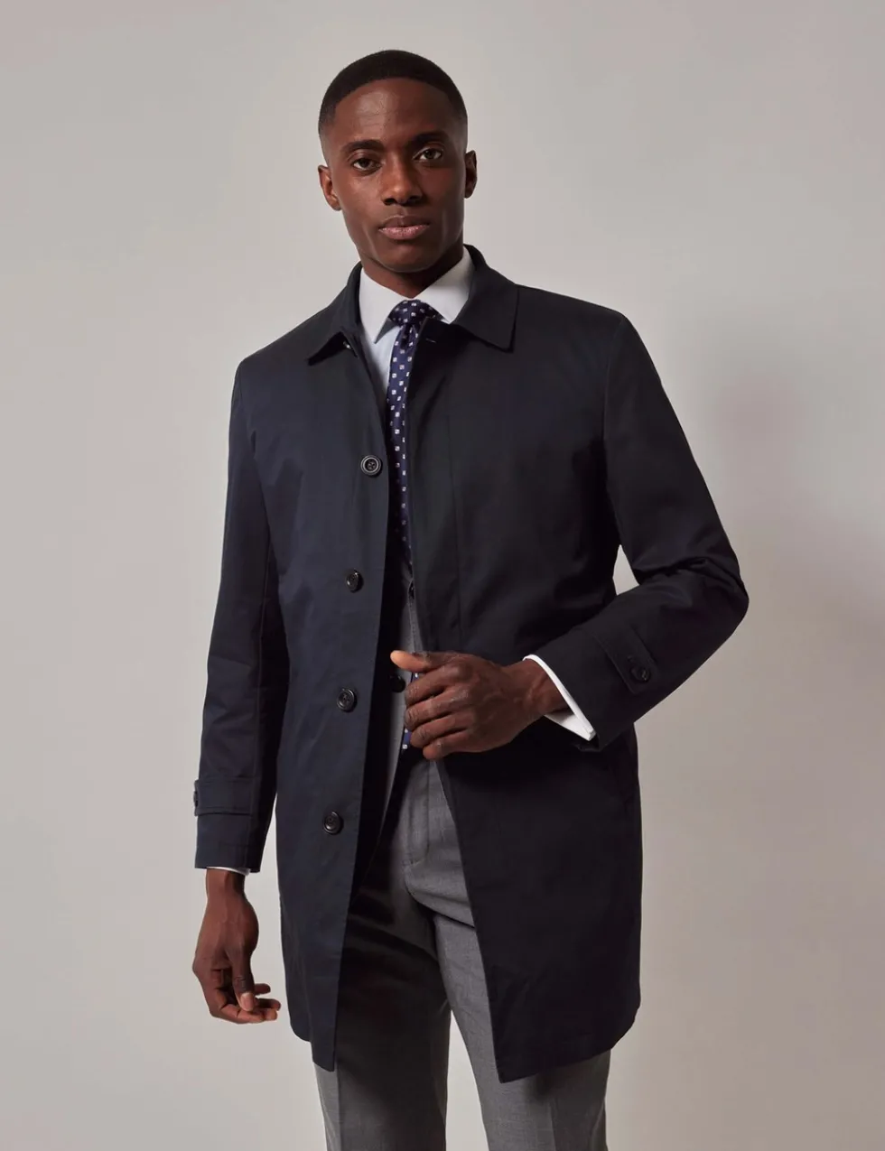 Cotton Rich Removable Lining Mac
