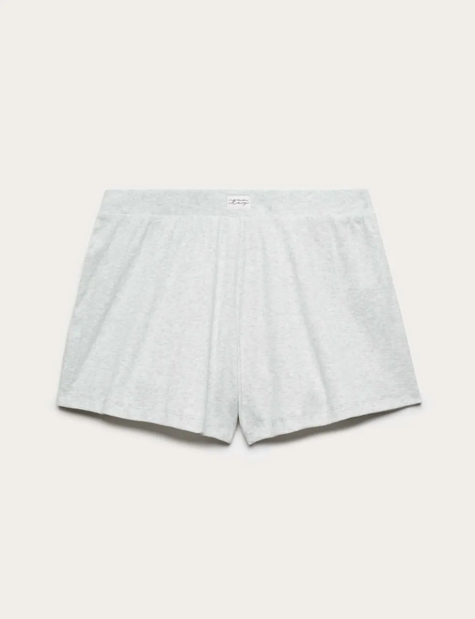 Cotton Rich Ribbed Pyjama Shorts