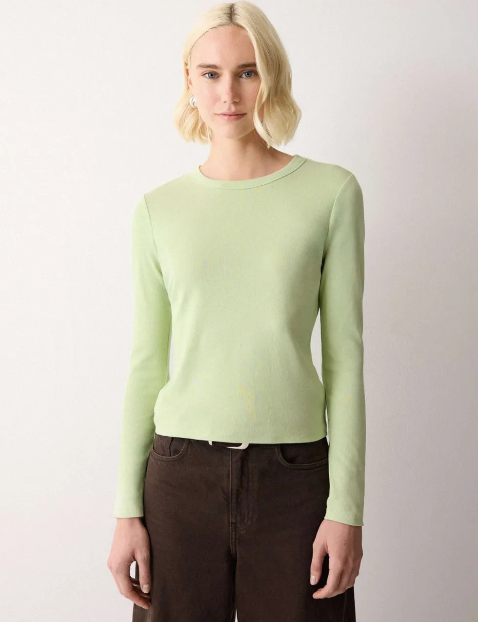 Cotton Rich Ribbed Slim Fit T-Shirt