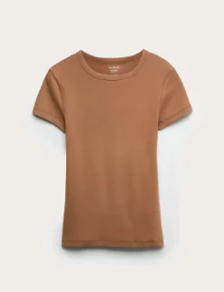 Cotton Rich Ribbed Slim Fit T-Shirt