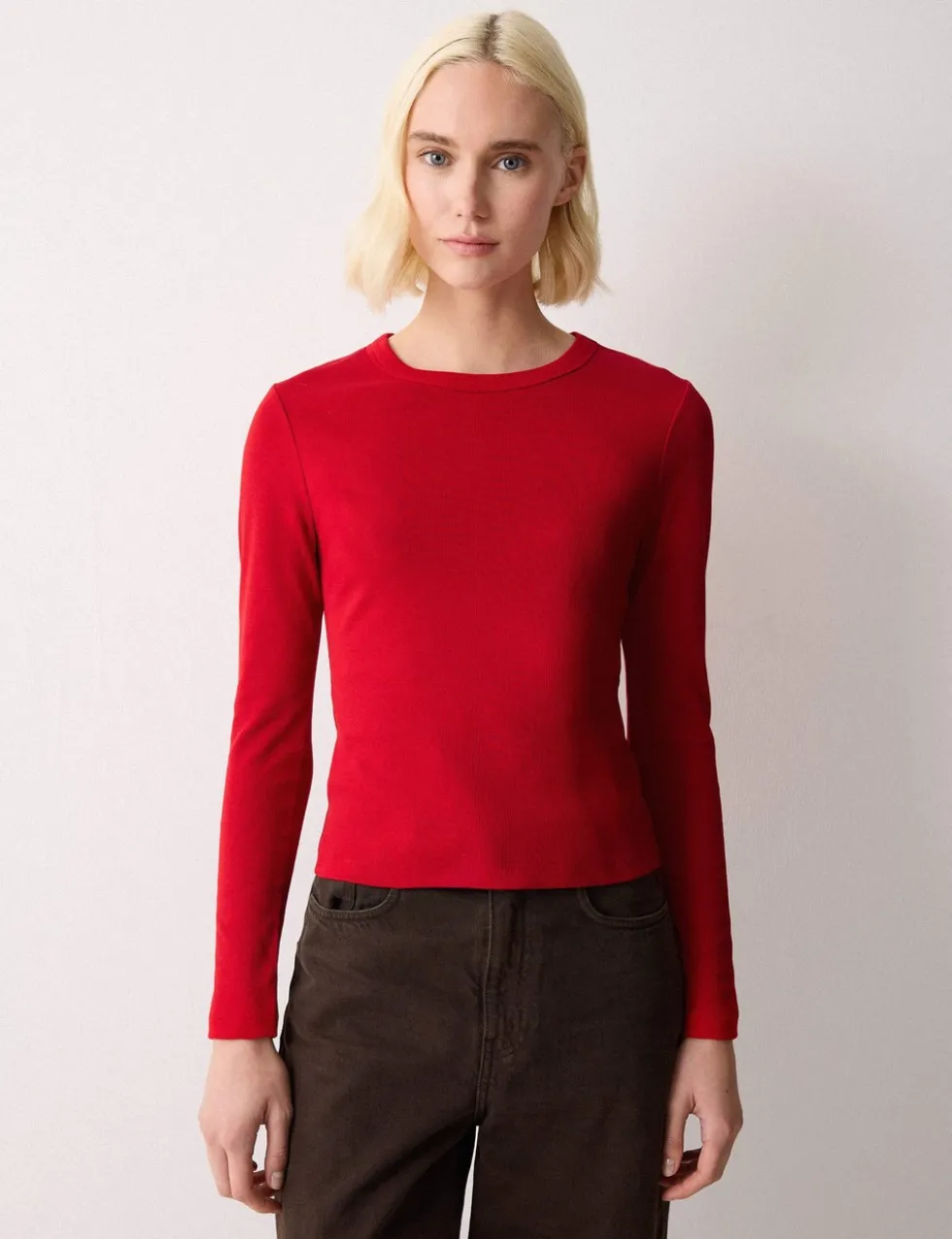Cotton Rich Ribbed Slim Fit T-Shirt