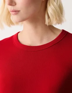 Cotton Rich Ribbed Slim Fit T-Shirt