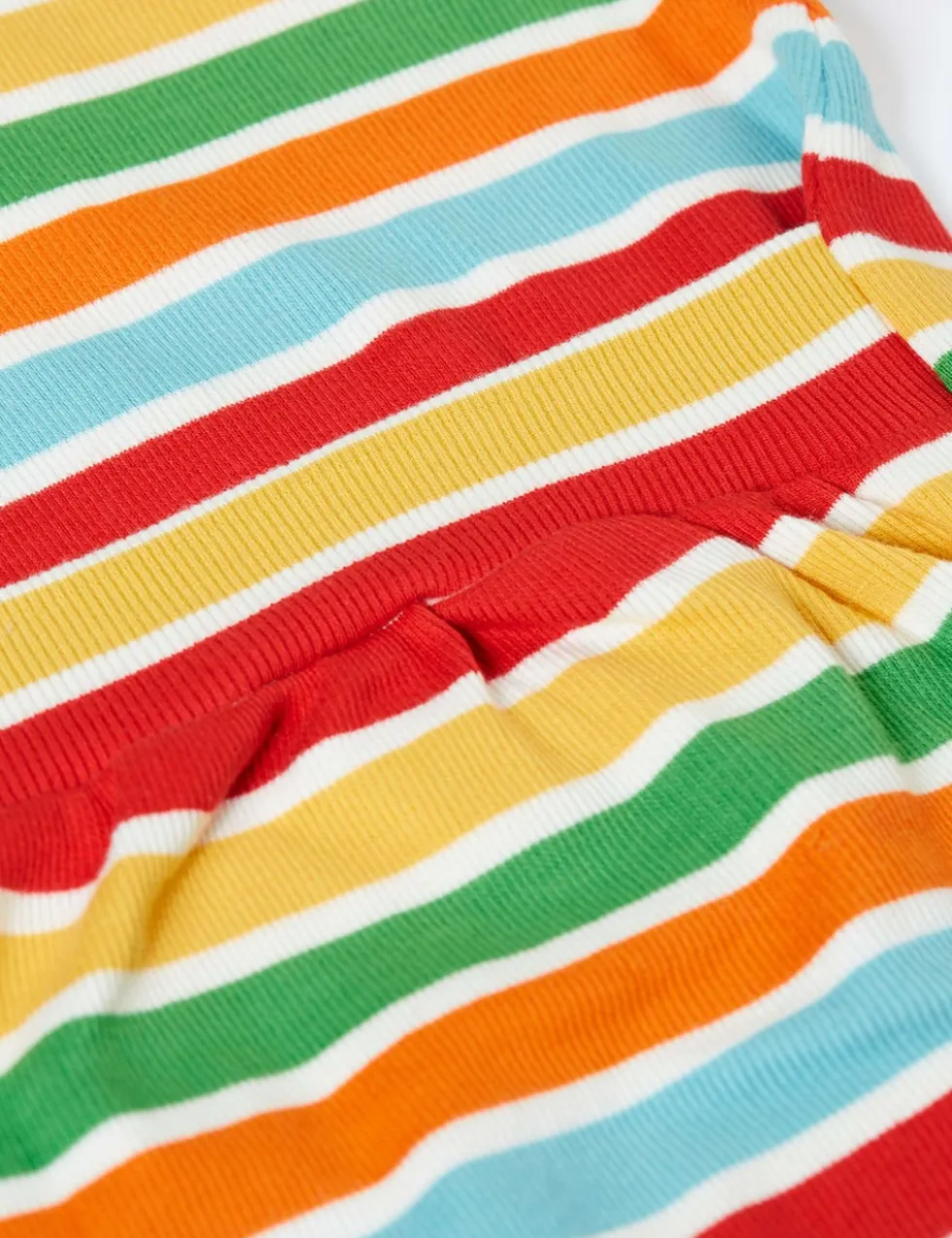 Cotton Rich Ribbed Striped Bodysuit (0-18 Mths)