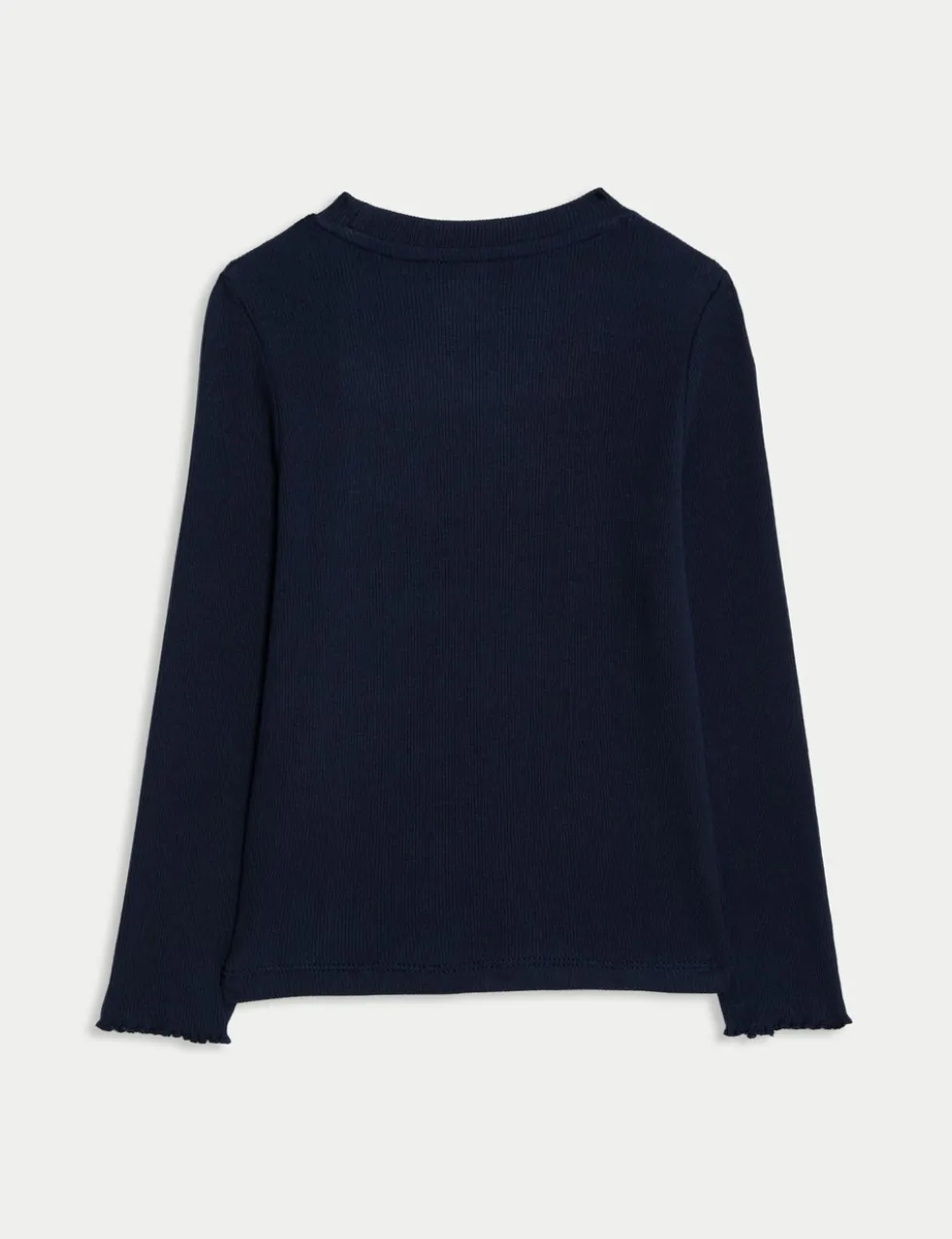Cotton Rich Ribbed Top (2-8 Yrs)