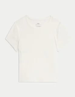Cotton Rich Ribbed T-Shirt (2-16 Yrs)