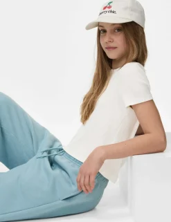 Cotton Rich Ribbed T-Shirt (2-16 Yrs)