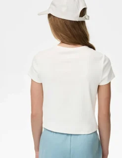 Cotton Rich Ribbed T-Shirt (2-16 Yrs)
