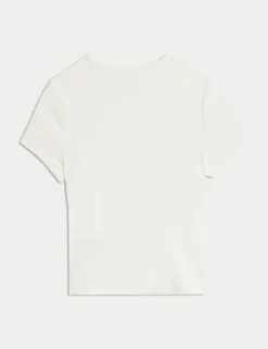 Cotton Rich Ribbed T-Shirt (2-16 Yrs)