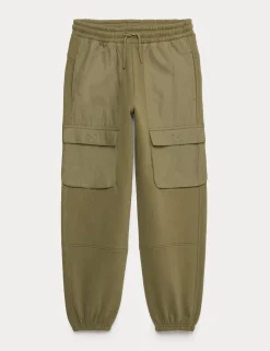 Cotton Rich Ripstop Cargo Joggers (6-16 Yrs)