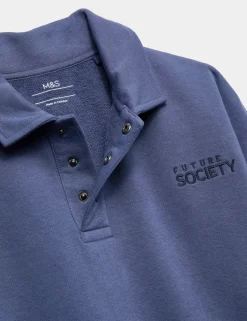 Cotton Rich Rugby Shirt (6-16 Yrs)