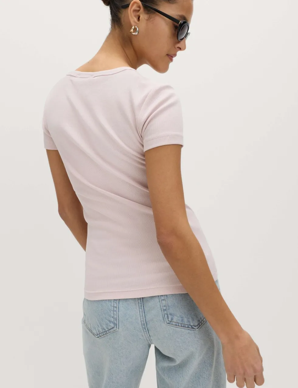 Cotton Rich Scoop Neck Slim Fit T-Shirt