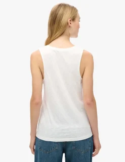 Cotton Rich Scoop Neck Tank Top