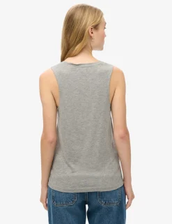 Cotton Rich Scoop Neck Tank Top