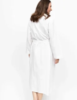 Cotton Rich Shadow Stripe Dressing Gown