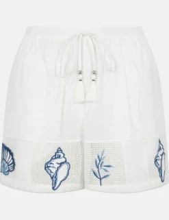 Cotton Rich Shell Patchwork Shorts