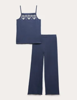 Cotton Rich Shell Pyjamas (6-16 Yrs)