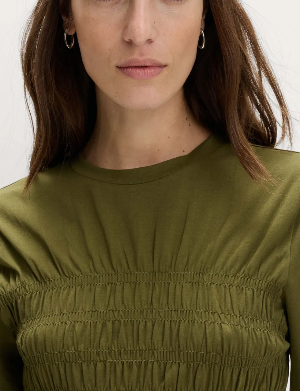 Cotton Rich Shirred Mini T-Shirt Dress