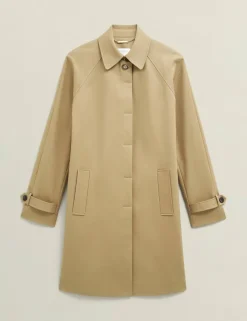 Cotton Rich Showerproof Belted Trench Coat