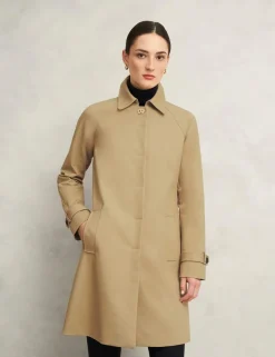 Cotton Rich Showerproof Belted Trench Coat