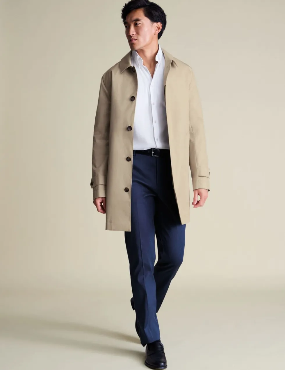 Cotton Rich Showerproof Raincoat