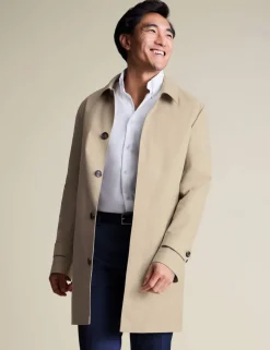 Cotton Rich Showerproof Raincoat