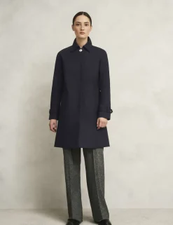 Cotton Rich Single Breasted Trench Coat