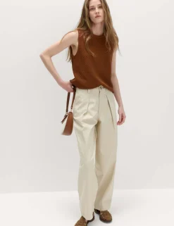 Cotton Rich Slim Fit Knitted Top