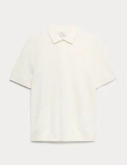 Cotton Rich Slim Fit Knitted Polo Shirt