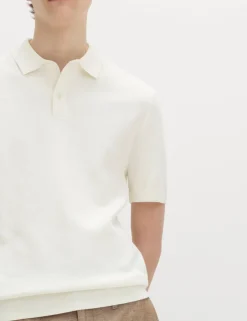 Cotton Rich Slim Fit Knitted Polo Shirt