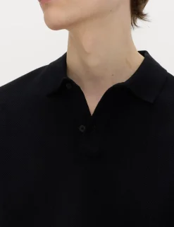 Cotton Rich Slim Fit Knitted Polo Shirt