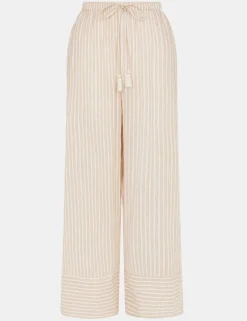 Cotton Rich Sparkly Striped Beach Trousers