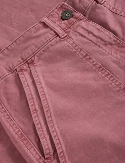 Cotton Rich Straight Leg Chinos with Linen