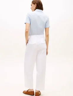 Cotton Rich Straight Leg Ankle Grazer Chinos