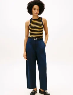 Cotton Rich Straight Leg Ankle Grazer Chinos