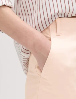 Cotton Rich Straight Leg Trousers