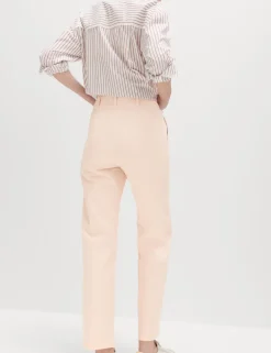Cotton Rich Straight Leg Trousers