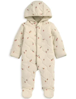 Cotton Rich Strawberry Pramsuit (7lbs-12 Mths)