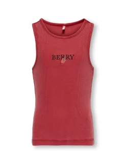 Cotton Rich Strawberry Vest (7-14 Yrs)