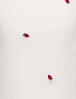 Cotton Rich Strawberry Vest (7-14 Yrs)