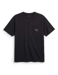 Cotton Rich Stretch Crew Neck Sleep Top