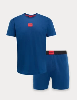 Cotton Rich Stretch Jersey Pyjama Set
