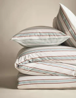 Cotton Rich Striped Bedding Set
