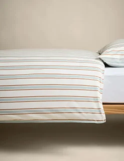 Cotton Rich Striped Bedding Set